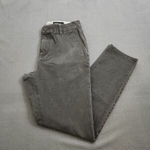 Bonobos Men 30X30 (31X28) Gray Slim Taper Chino Pants